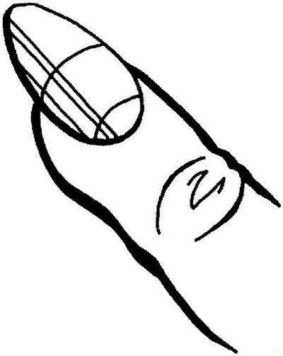 Finger Coloring Page