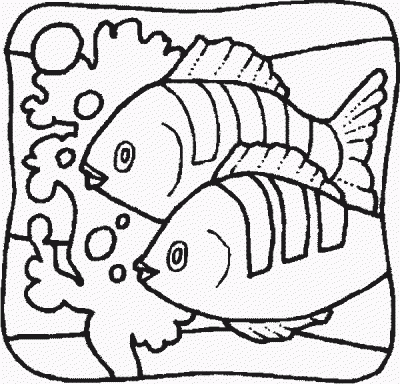 Fishr Coloring Page