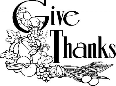 Give Thanks Coloring Page