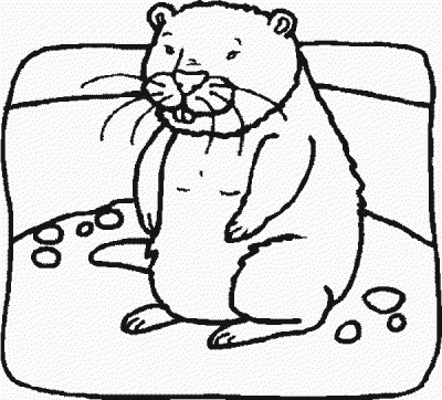 Gopherr Coloring Page