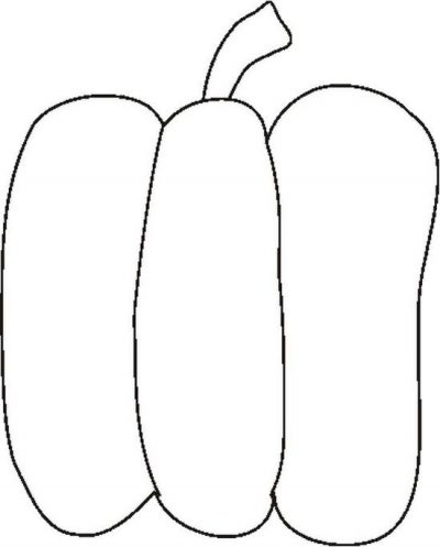 Greenpepperbw Coloring Page