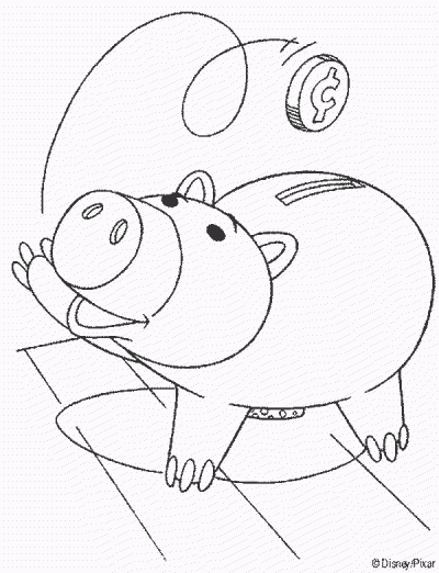 Hamm Coloring Page
