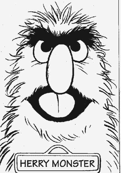 Herrymonster Coloring Page