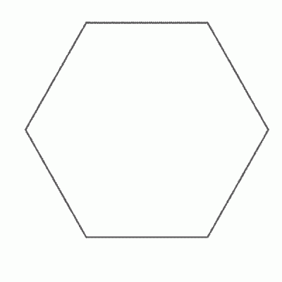 Hexagon Coloring Page