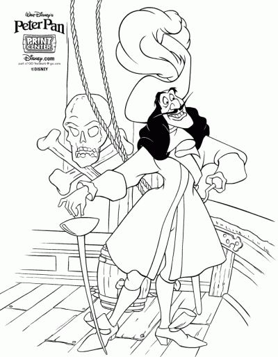 Hook Coloring Page