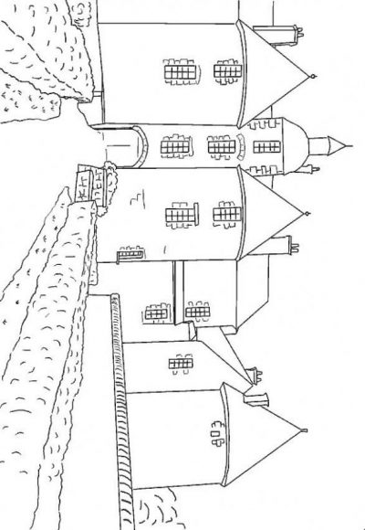 House Coloring Page