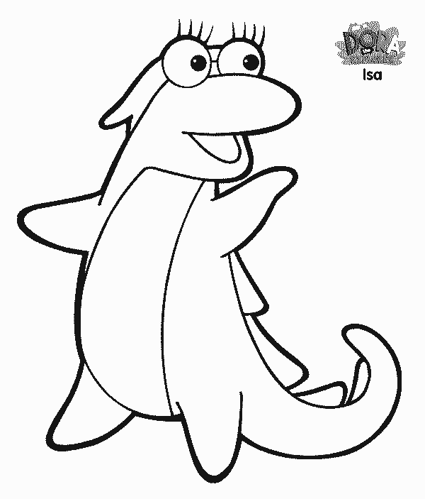 Isa Coloring Page