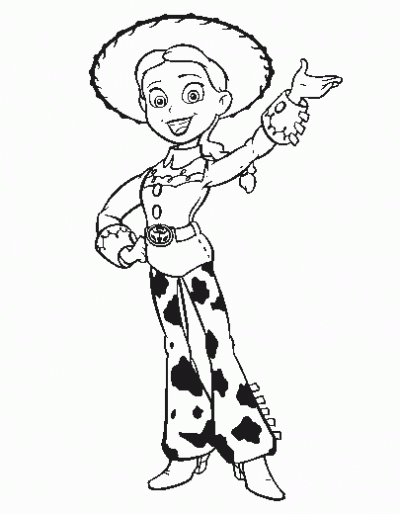 Jesse Toy Story  Coloring Page