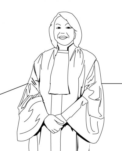 Judge Coloring Page
