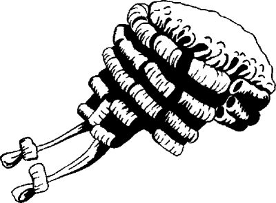 Judicial Wig Coloring Page