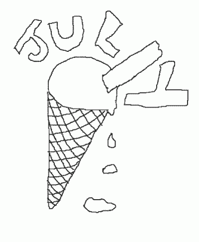 July Coloring Page