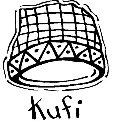 Kufi Coloring Page