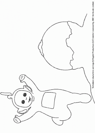 Laalaa Coloring Page