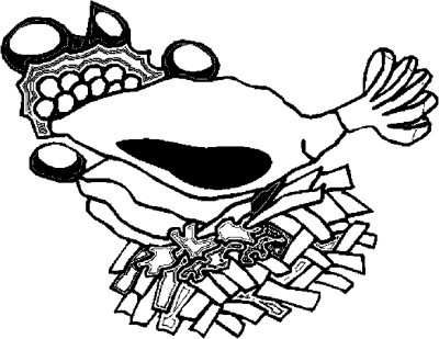 Lamb Dinner Coloring Page