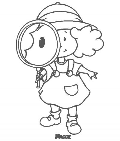 Maggie Coloring Page