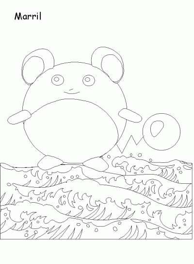 Marril Coloring Page