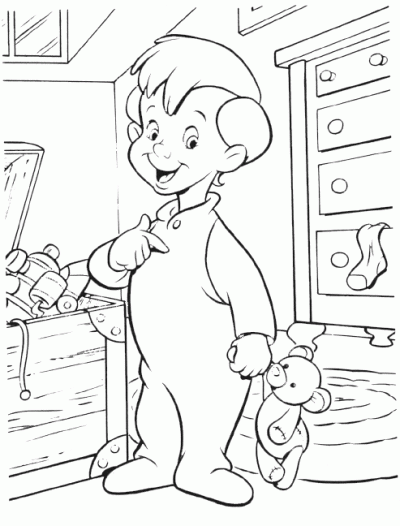 Michael Coloring Page