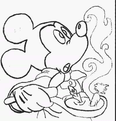Mickeysoup Coloring Page