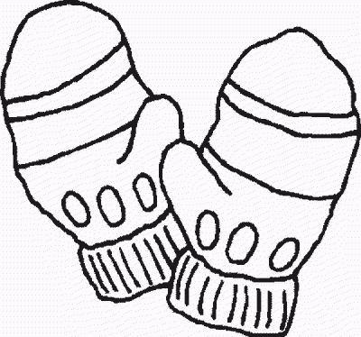 Mittens Coloring Page