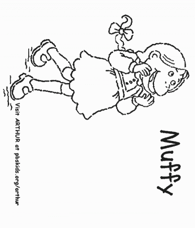 Muffy Coloring Page