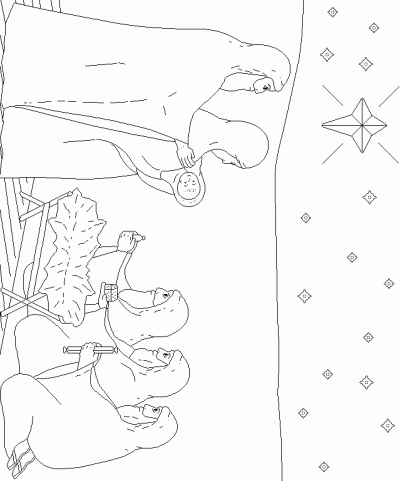 Nativityclr Coloring Page