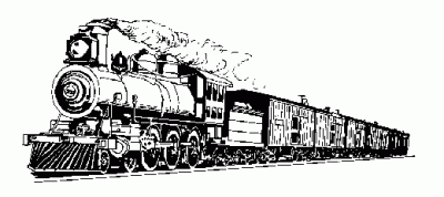 Oldtrain Coloring Page