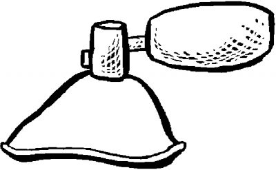 Oxygen Mask Coloring Page