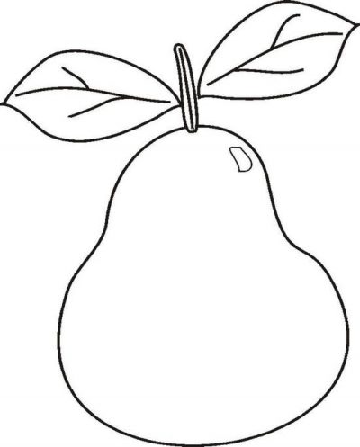 Pearbw Coloring Page