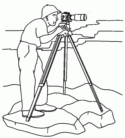 Photographer Coloring Page