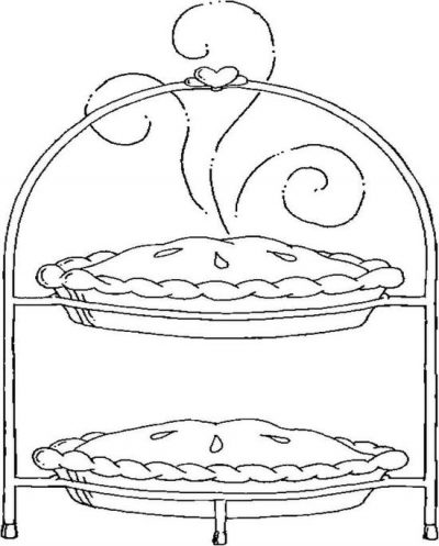 Pies Coloring Page