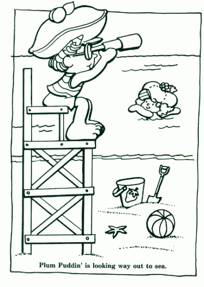 Plumbeachtower Coloring Page
