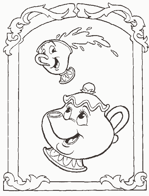 Potts Coloring Page