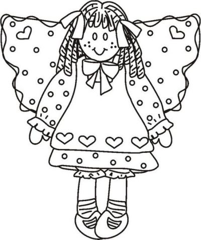 Ragdollangelbw Coloring Page