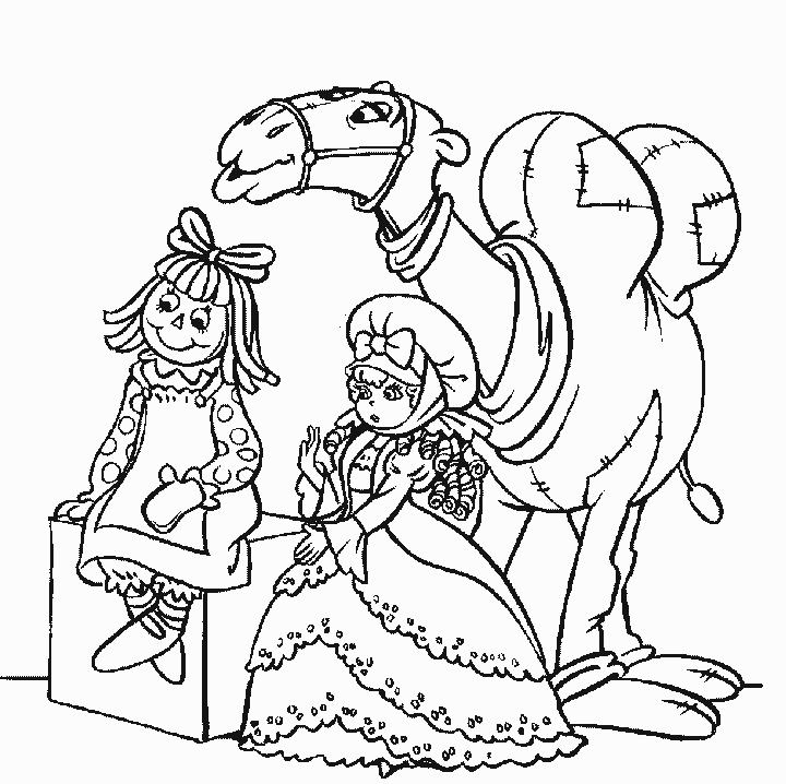 raggedy and andy coloring pages - photo #16