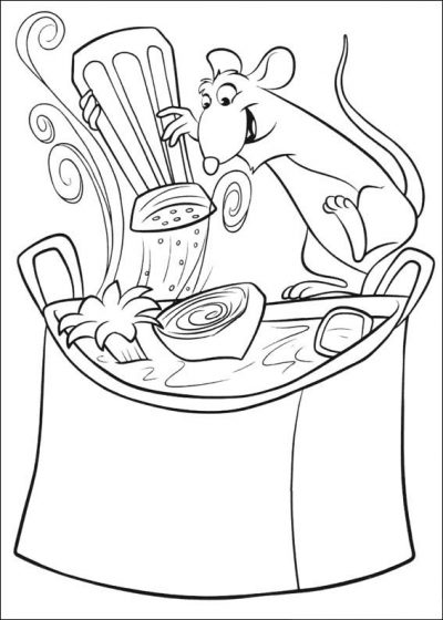 Ratatouille Coloring Page