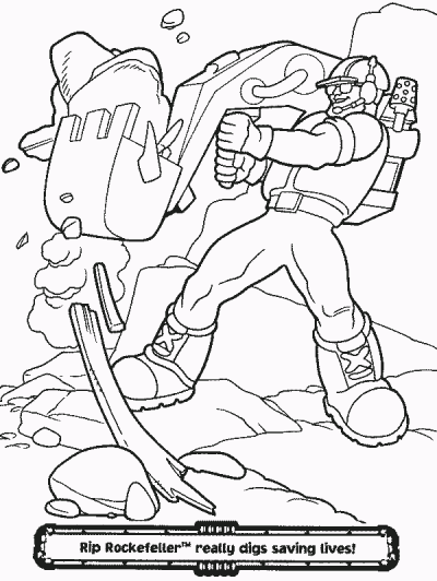 Rescue Coloring Page