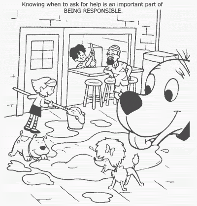 Responsible Coloring Page
