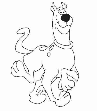 Sdscooby Coloring Page