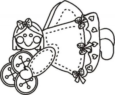 Sewingangelbw Coloring Page