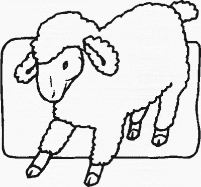 Sheepr Coloring Page