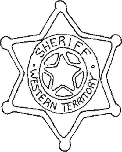 Sheriff Coloring Page