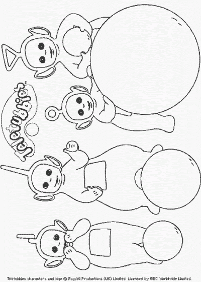 Snowballs Coloring Page