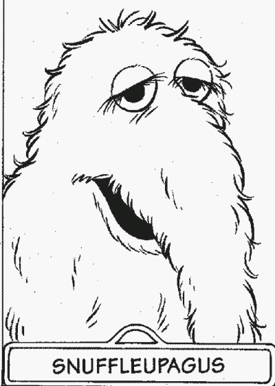 Snuffle Coloring Page