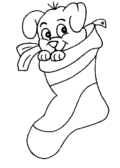 Sock Coloring Page