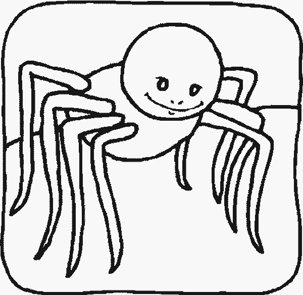 Spiderr Coloring Page