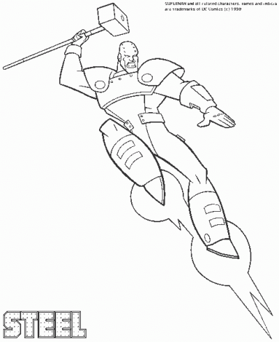 Steel Coloring Page