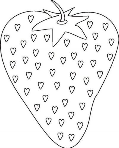 Strawberrybw Coloring Page