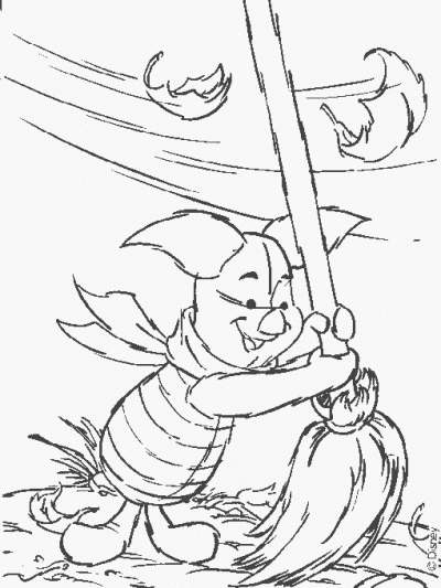 Sweep Coloring Page