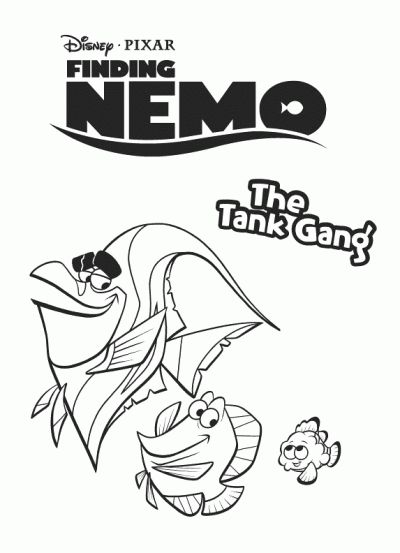 The Tank Gang Coloring Page