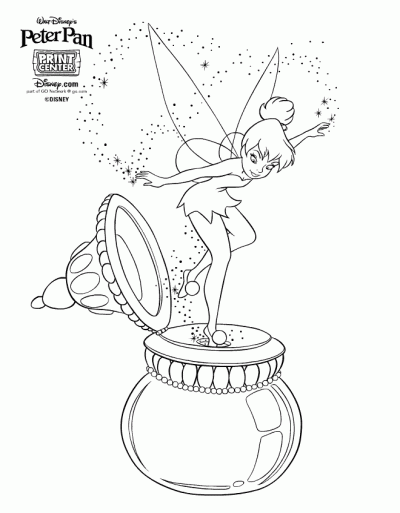 Tinkink Coloring Page